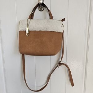 NANETTE LEPORE Best Friends Vegan & Faux Fur 2 In 1 Tote, Crossbody Bags